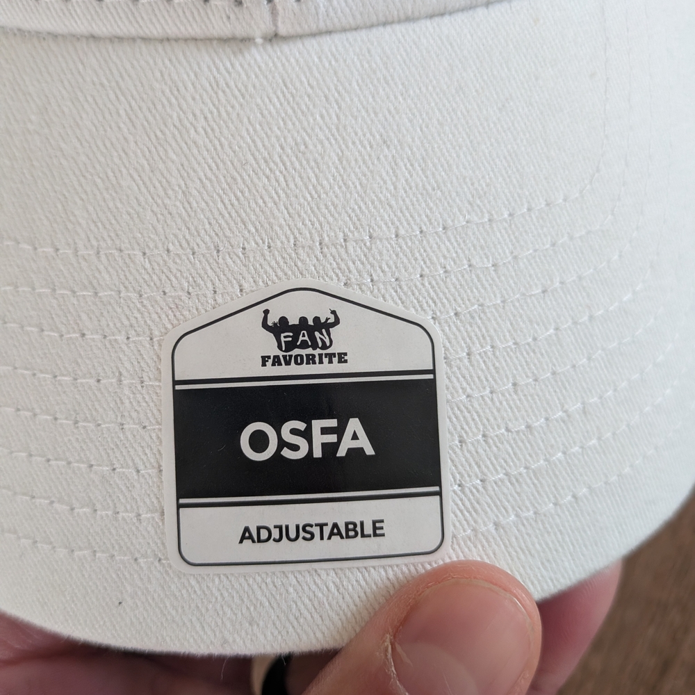 NWT LA Dodgers White OSFA Adjustable Baseball Hat Cap Blue Logo - Picture 10 of 12